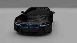BMW i8 black
