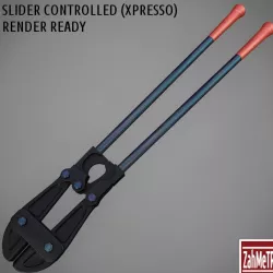 Bolt Cutter (Xpresso Slider Controlled)
