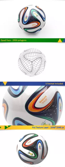 Brazuca Soccer Ball World Cup
