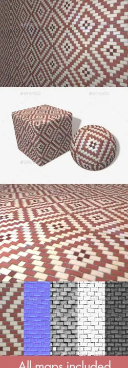 Brick Pattern Seamless Texture