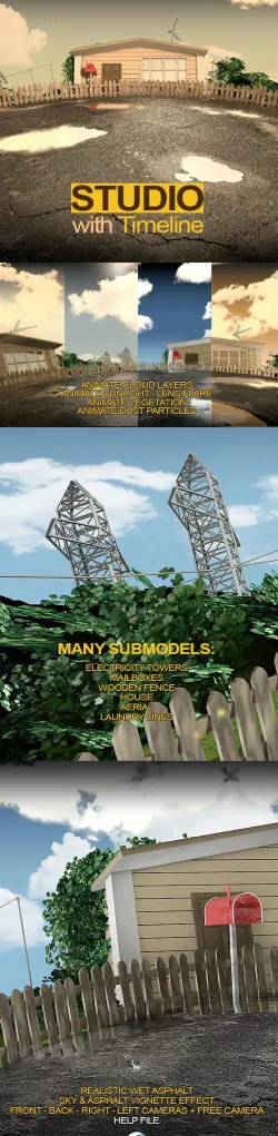 C4D Suburb Render Setup