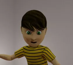 cartoon boy rigged
