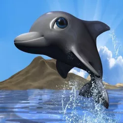 Cartoon Dolphin RIGGED