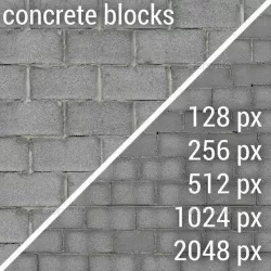 Concrete Blocks Textures