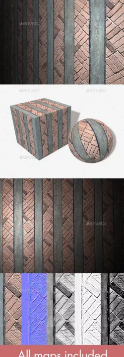 Cottage Brick and Wood Seamless Texture
