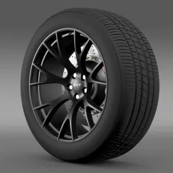 Dodge Challenger Supercharged wheel