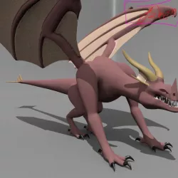Dragon Base mesh