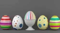Easter Egg Set and Egg Cup