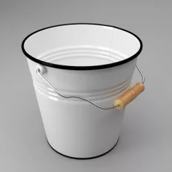 Enamelled Bucket