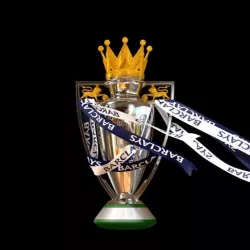 English Premier League Trophy with Fabric Animatio