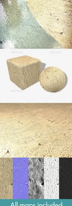 Flat Sand Seamless Texture