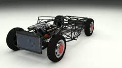 Full Mercedes 300SL chassis