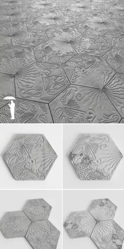 Gaudi Barcelona tiles