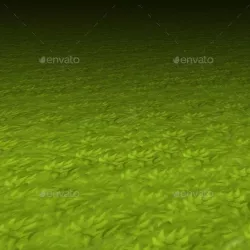 Hand painted grass