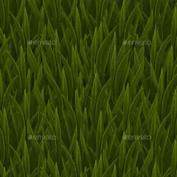 Hand Painted Grass Texture