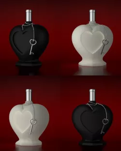 Heart Shaped Bottle