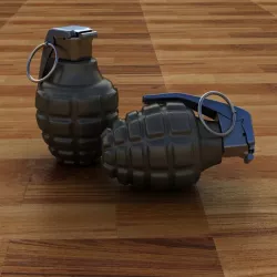 High Poly Hand Grenade