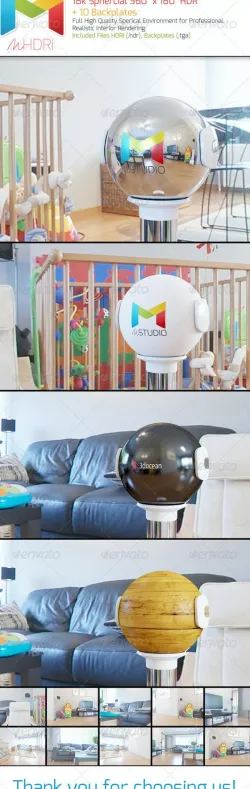 IBL: HDRI Living room