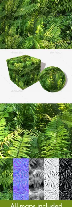 Jungle Fern Seamless Texture