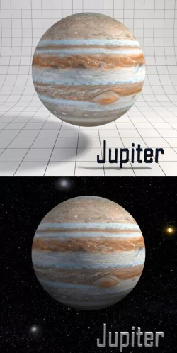 Jupiter - Realistic HD model