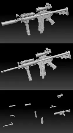 L119a1 Rifle // Mesh Pack