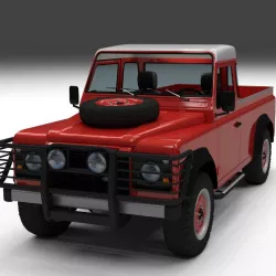 Land Rover Defender 110 Pick Up w interior