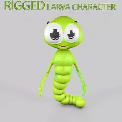 Larva Rigged Character