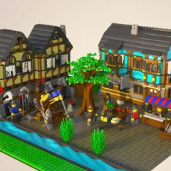 LEGO Medieval Market Village