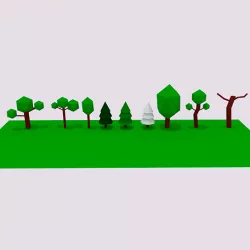 Lowpoly Tree pack