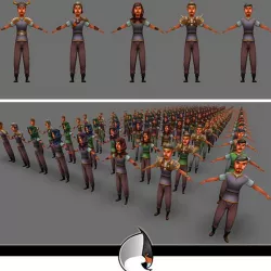 Medieval Character Low Poly Package