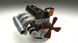Mercedes 300SL Engine