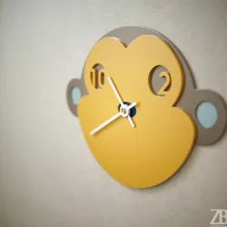 Monkey Face Clock