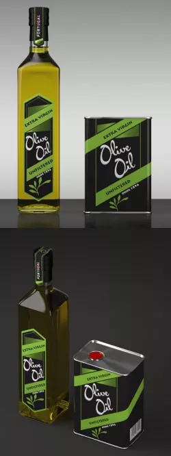 Olive Oil \\ Models and Render Scene