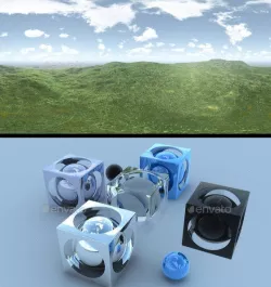 Open Grass Field - HDRI