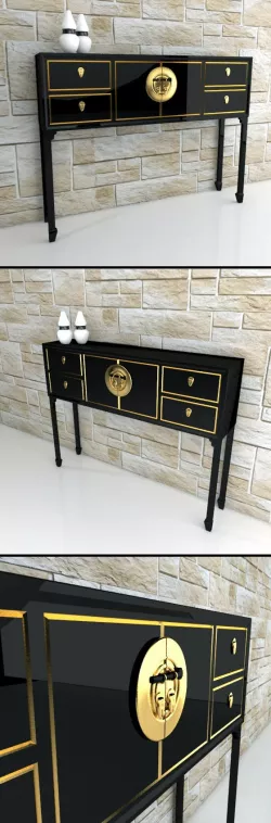 Oriental console table / sideboard