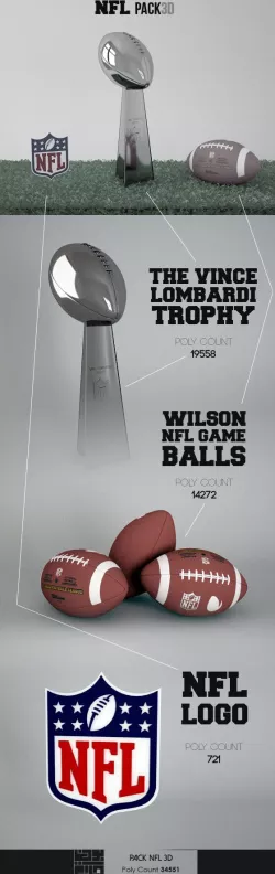 Pack NFL 3D