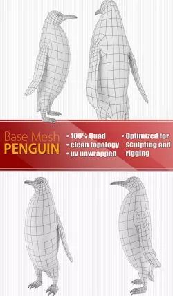 Penguin Base Mesh