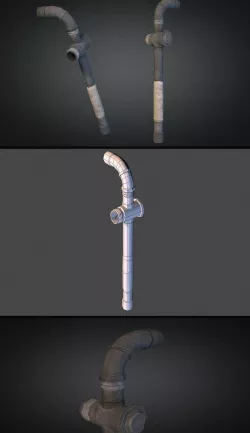 Pipe Weapon - Low Poly
