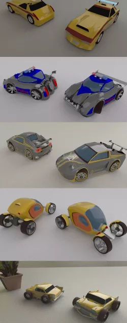 plastic toy car package