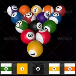 Pool Balls Textures