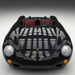 Porsche 550 Spyder black