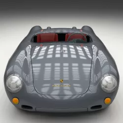 Porsche 550 Spyder gray