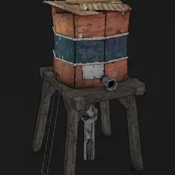 POSTAPO WATER TANK LOW POLY TOON