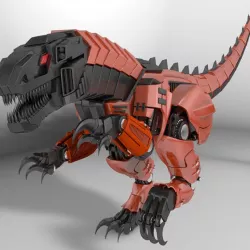 Raptor dinosaur robot