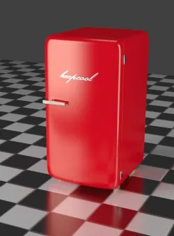 Red Refrigerator