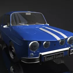 Renault 8 Gordini 3D