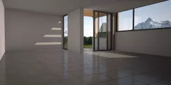 ROOM C4D Vray with environment, lights, materials