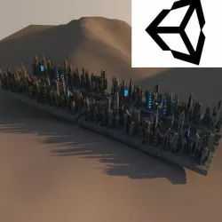 Sci-Fi City Cityscape