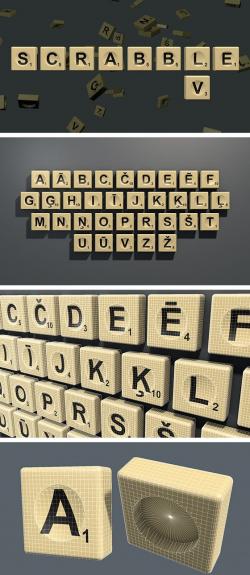 angel dad and scrabble tiles in frame 3D Models | Page 1 | STLFinder