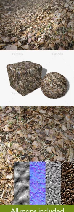 Seamless Autumn Leaves Texture